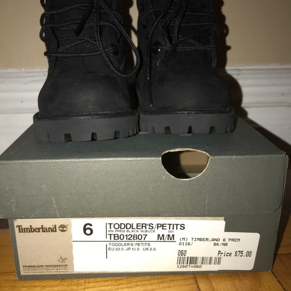 Infant Black Timbs - Picture 3 of 4
